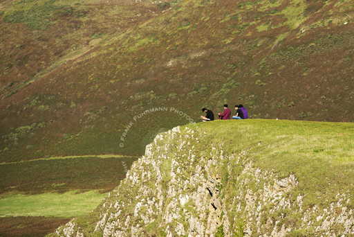 People at Worms Head