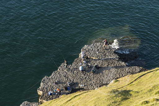 People at Worms Head