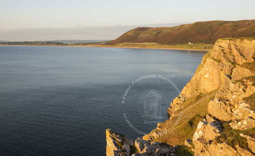 Various Stages of Sunset at Worms Head